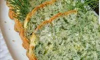 تهیه نان اسفناج با نمک دریایی