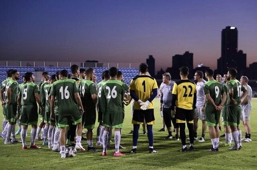 اولین تمرین تیم ملی فوتبال ایران در بحرین
