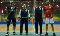 لغو بازی والیبال بعد از عکس یادگاری!