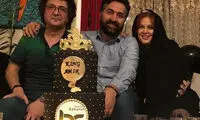 جشن تولد بهاره رهنما برای همسرش