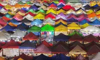 رنگی ترین بازار دنیا +عکس