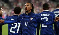 فرانسه در یک ربع، بلژیک را به چهارمیخ کشید