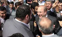 استقبال قوی‌ ترین مرد جهان از قالیباف+عکس