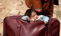 تصویری تلخ از مرد ساکن غوطه شرقی در سوریه