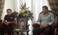 تصاویر: دایی در خانه فوتبالیست مقتول
