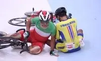 گاف بزرگ دوچرخه سواری ایران در قهرمانی آسیا