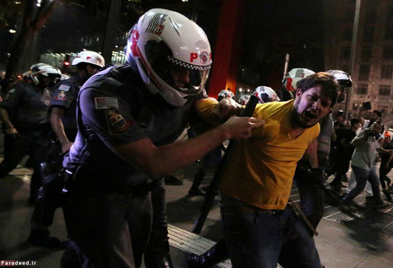 شورش هواداران دیلما روسف در برزیل