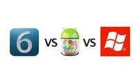 مقایسه‌ سیستم‌ عامل های Windows Phone 8، Android 4.1 و iOS 6