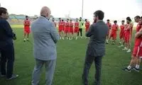 تداوم گلایه بازیکنان پرسپولیس در محل تمرین