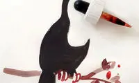 تکمیل نقاشی با اشیاء روزمره