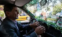 مشهورترین تاکسی جهان در تهران +عکس