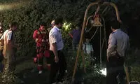 نجات معجزه‌آسای مرد جوان از چاه ۵۰ متری