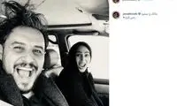 سلفی جواد عزتی و رعنا آزادی‌ور در «زخم کاری»