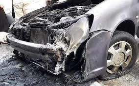 آتش‌سوزی وحشتناک خودرو رانا با الکل!