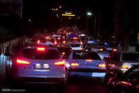 تصویری از ترافیک سنگین جاجرود به تهران