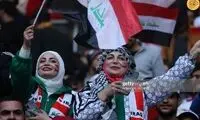 تصاویری متفاوت از هواداران زن بازی عراق و عمان