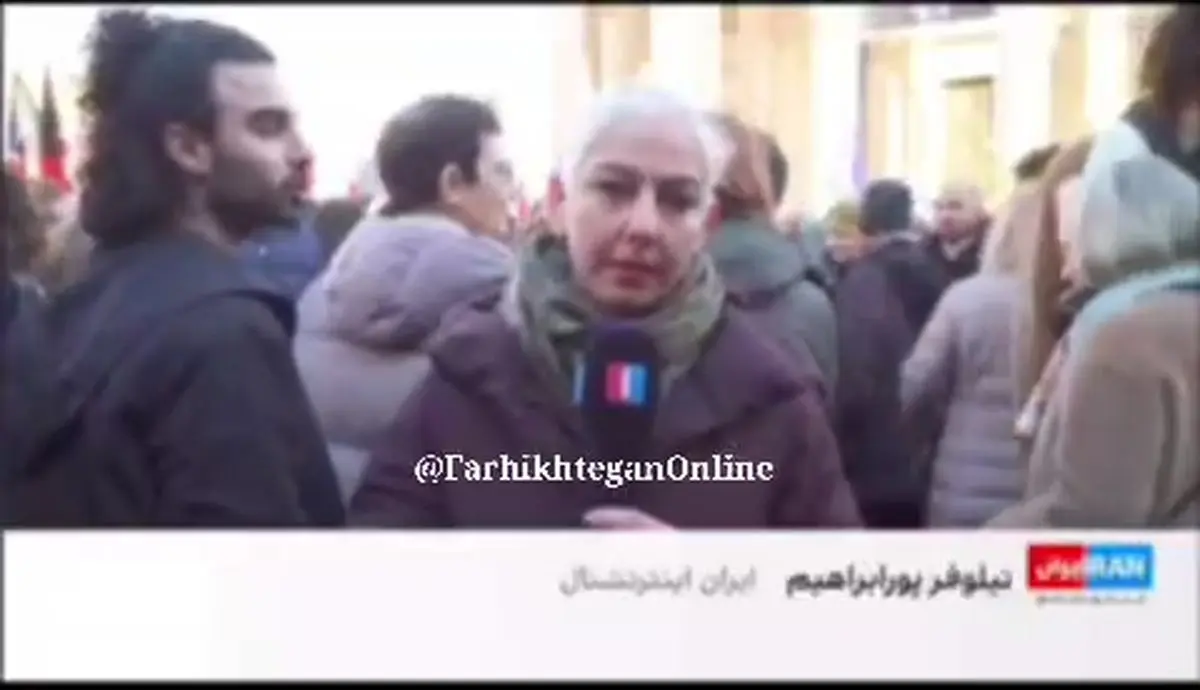 ویدئو خبرساز یک بازیگر ایرانی در جمع حامیان پهلوی