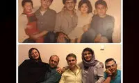 تصویری از لیندا کیانی در کنار خانواده‌اش