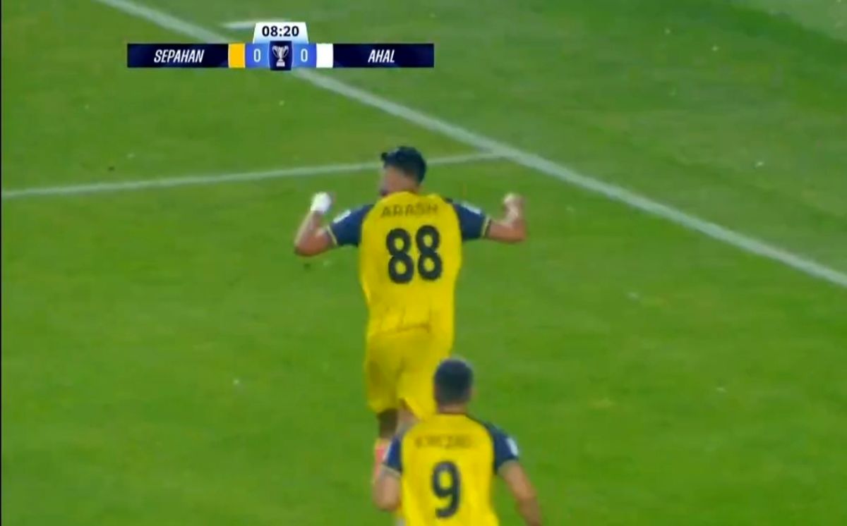 گل آسیایی بازیکن طرد شده استقلالی‌ها برای سپاهان
