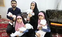 عکس یک خانواده با ۶ بچه در خانه ۴۰ متری