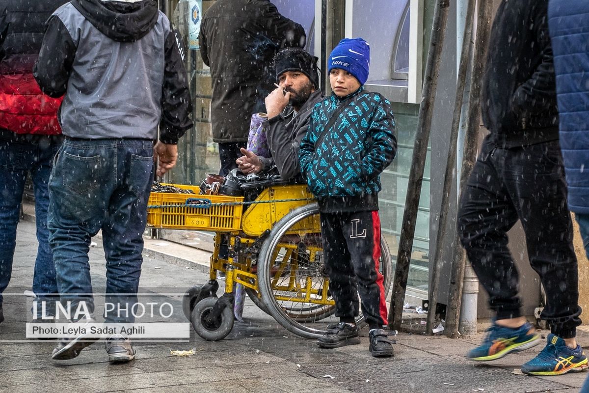 ببینید؛ یک لقمه نان زیر دمای صفر درجه!