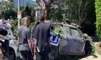 خوش‌شانسی بازیگر معروف در یک تصادف شدید