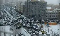 دوباره برف آمد، تهران قفل شد!