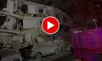لحظه نجات پسر جوان از زیر آوار زلزله