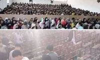 تصویری دردناک از قبل و بعد از فاجعه مرکز کاج