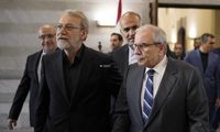 قاب معنادار از دیدار لاریجانی با نخست وزیر لبنان