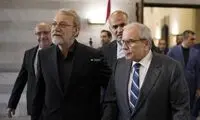 قاب معنادار از دیدار لاریجانی با نخست وزیر لبنان