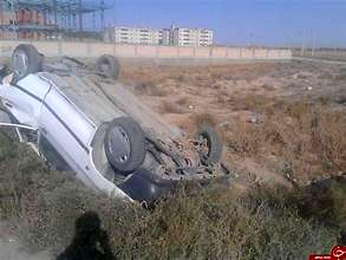 واژگونیِ فاجعهبار یک خودرو پراید در حسنرود