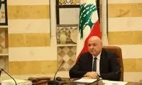 ریس‌جمهور لبنان از مذاکره با اسرائیل خبر داد