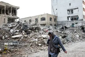 آثار وحشتناک حمله به محله بریانک تهران 