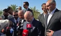 تصویر قالیباف در کنار مجسمه سردار شهید سلیمانی