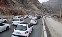 ترافیک سنگین در این جاده شمالی