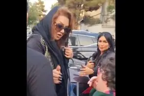 رفتار متفاوت نسرین مقانلو در ختم اکبر عبدی جلب توجه کرد