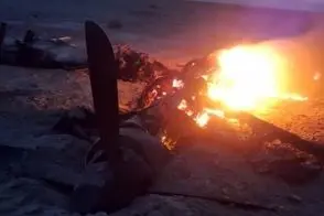  تصاویر پهپاد سرنگون‌شده در خورموج بوشهر