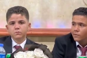 جشن عروسی دو کودک در ادلب سوریه جنجال آفرید