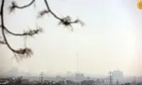 تصویری از وضعیت وخیم آلودگی هوای تهران