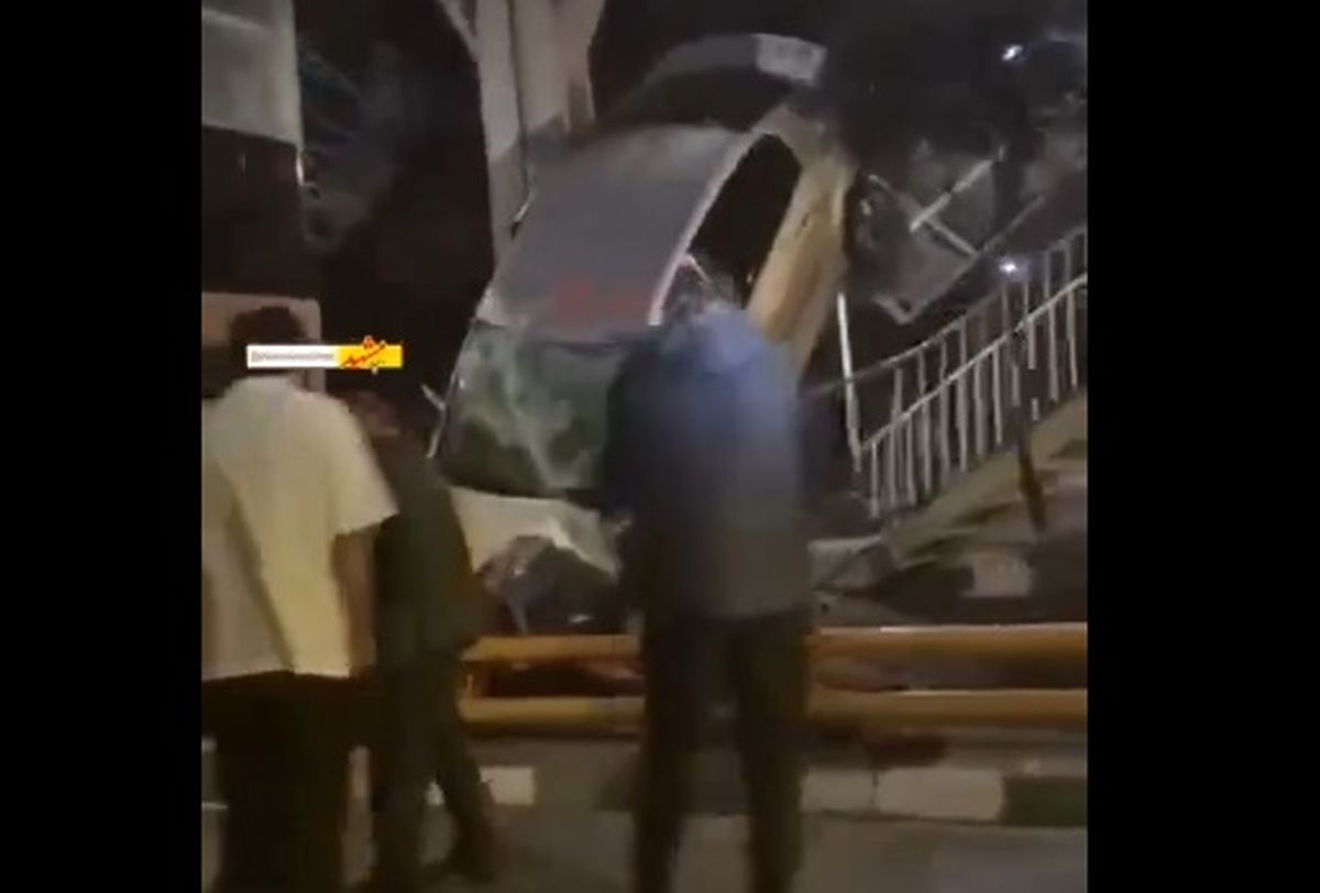 سانحه عجیب رانندگی که بامداد امروز در مشهد رخ داد