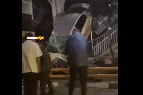 سانحه عجیب رانندگی که بامداد امروز در مشهد رخ داد