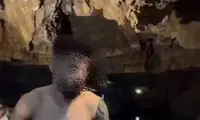 شنا در غار علیصدر برای آقای بلاگر دردسرساز شد