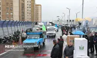 تصاویری از نیسان آبی‌هایی که امروز تهران را فتح کردند