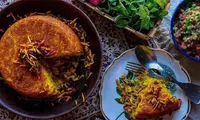 طرز تهیه ته‌چین هویج‌پلو؛ مرحله به مرحله