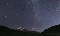 ویدئو حیرت‌انگیز از شهاب باران آسمان خوزستان 
