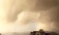 ویدئوی طوفان و رعد و برق در تهران منتشر شد