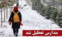 مدارس این مناطق تهران تعطیل شد