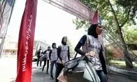 رقص دختران تیم گرگان در حضور علی کفاشیان