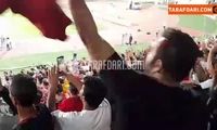 شادی عمیق هواداران نساجی بعد از بازی با مس